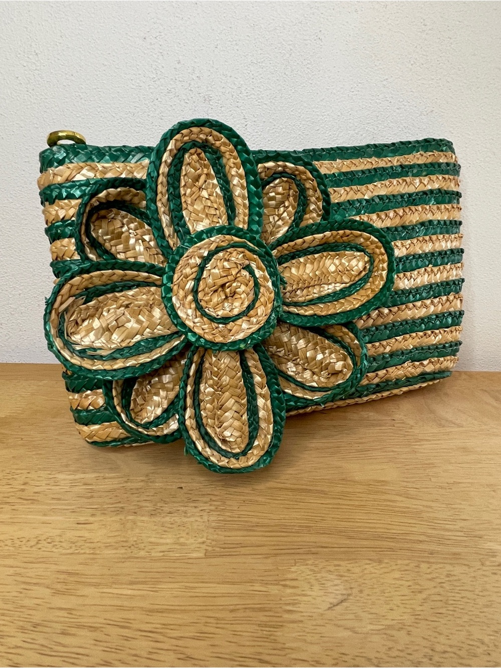 Mud Pie Straw Clutch